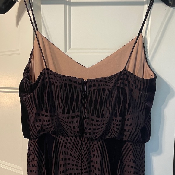 Adrianna Papell Purple Velvet Maxi Dress - Picture 3 of 4